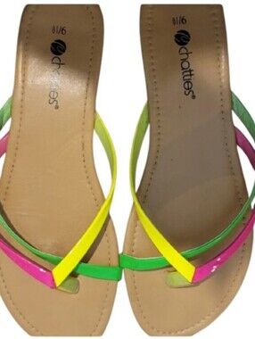 Chatties bright color strap sandals